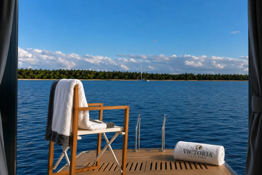 Victoria Yachting Decktücher, an Deck, Weiß