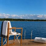 Draps de pont Victoria Yachting, sur le pont, coloris blanc